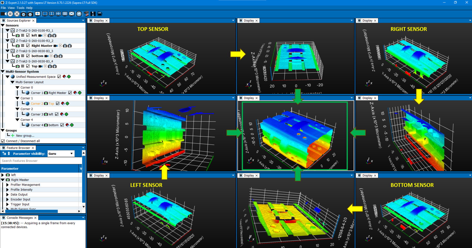 Z-TRAK UNIFIED MEASUREMENT SPACE